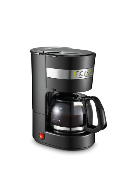 INCASA Cafetière électrique 12 Volts Modèle 4 à 6 tasses - Camping