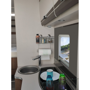 INCASA Porte rouleau avec panier - Camping