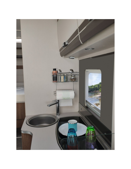 INCASA Porte rouleau avec panier - Camping