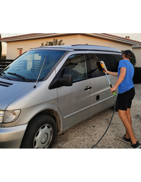 OPTIMA Balai de lavage télescopique Extensible jusqu'à 1m80