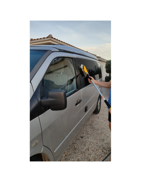 OPTIMA Balai de lavage télescopique Extensible jusqu'à 1m80