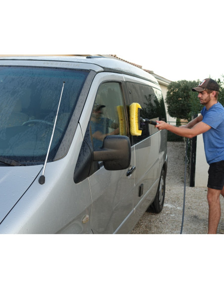 OPTIMA Balai de lavage télescopique 4 faces Extensible jusqu'à 1m70