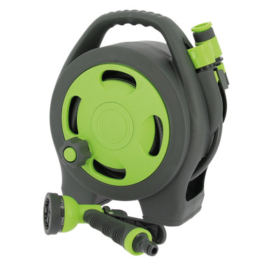 OPTIMA Tuyau d'eau 10 m avec enrouleur compact