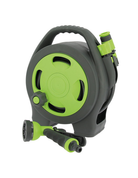 OPTIMA Tuyau d'eau 10 m avec enrouleur compact