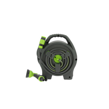 OPTIMA Tuyau d'eau 10 m avec enrouleur compact