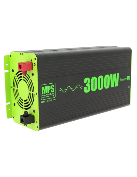 Powerlib' Convertisseur Pure-sinus 12V - 3000W Camping-car Van