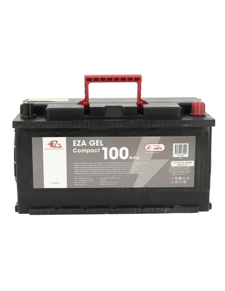 EZA Batterie auxiliaire Gel 100Ah compacte Camping car