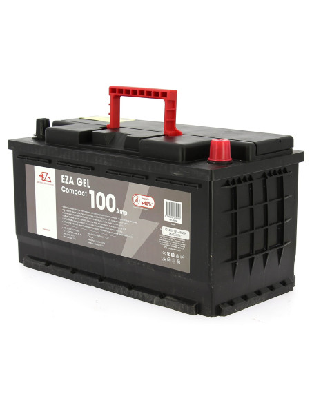 EZA Batterie auxiliaire Gel 100Ah compacte Camping car