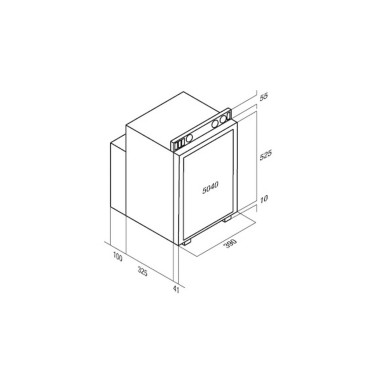 VITRIFRIGO Réfrigérateur à absorption Trimixte 40L - Camping-car