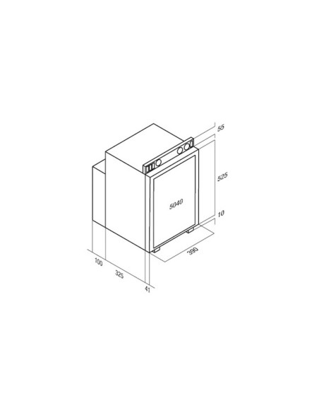 VITRIFRIGO Réfrigérateur à absorption Trimixte 40L - Camping-car