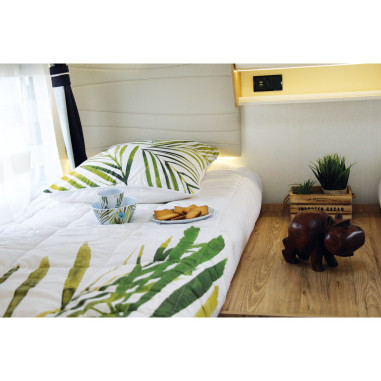 INCASA Prêt à dormir 100% Coton TROPICAL 140X210 CM