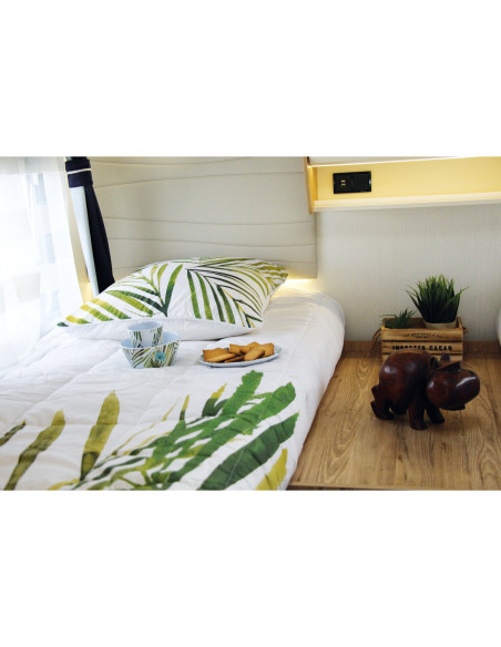 INCASA Prêt à dormir 100% Coton TROPICAL 140X210 CM