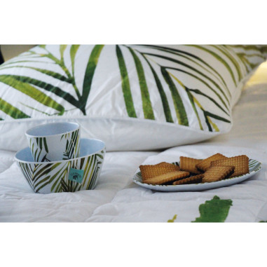 INCASA Prêt à dormir 100% Coton TROPICAL 140X210 CM
