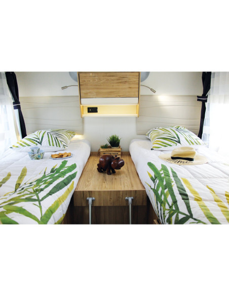 INCASA Prêt à dormir 100% Coton TROPICAL 140X210 CM
