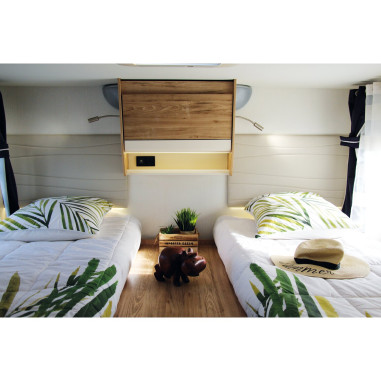 INCASA Prêt à dormir 100% Coton TROPICAL 140X210 CM