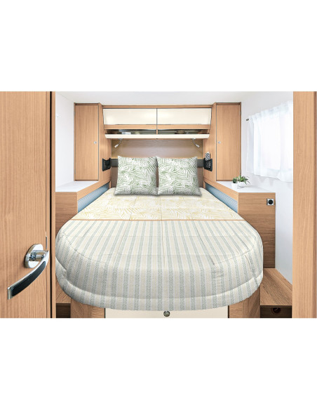 INCASA Prêt à dormir ECOLODGE 140X210 CM