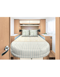 INCASA Prêt à dormir ECOLODGE 160X210 CM