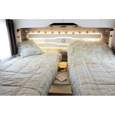 INCASA Prêt à dormir ECOLODGE 160X200 CM Lit central