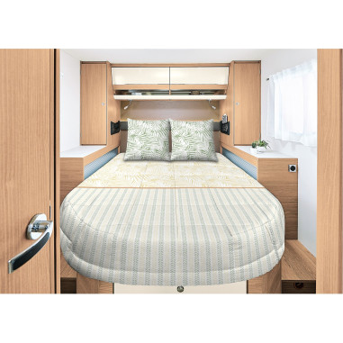 INCASA Prêt à dormir ECOLODGE 160X200 CM Lit central