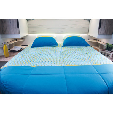 INCASA Prêt à dormir PAON 160X200 CM Lit central