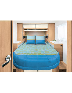 INCASA Prêt à dormir PAON 160X200 CM Lit central