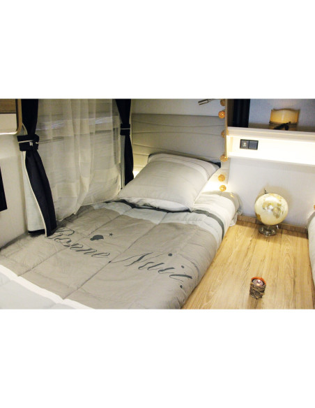 INCASA Prêt à dormir WORDING 130X190 CM Coupe Gauche