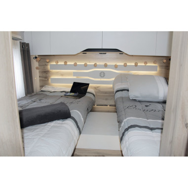 INCASA Prêt à dormir WORDING 130X190 CM Coupe Gauche