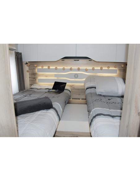INCASA Prêt à dormir WORDING 130X190 CM Coupe Gauche