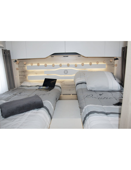 INCASA Prêt à dormir WORDING 130X190 CM Coupe Gauche