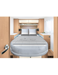 INCASA Prêt à dormir WORDING 130X190 CM Coupe Gauche