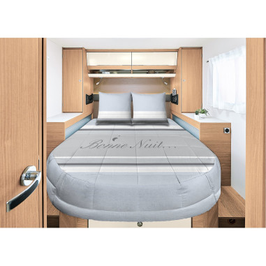 INCASA Prêt à dormir WORDING 130X190 CM Coupe Gauche