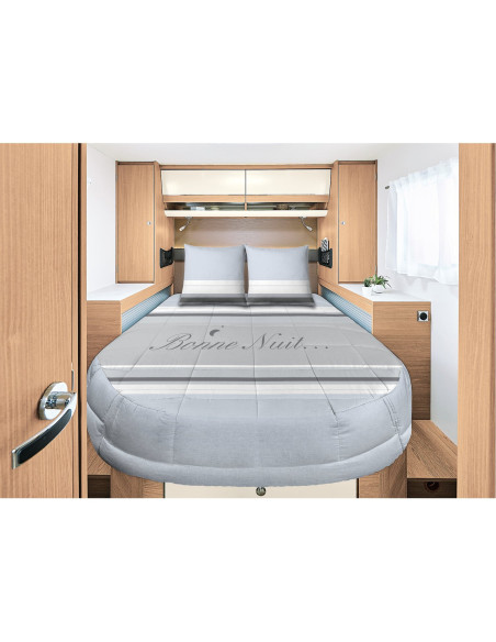 INCASA Prêt à dormir WORDING 130X190 CM Coupe Gauche