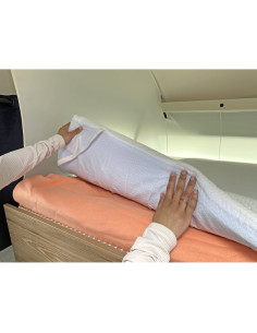 Sur-matelas gel à mémoire de forme 85 x 200 cm 2