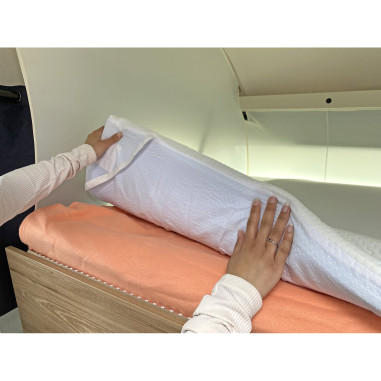 Sur-matelas gel à mémoire de forme 85 x 200 cm
