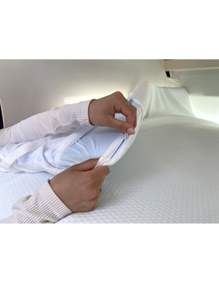 Sur-matelas gel à mémoire de forme 85 x 200 cm