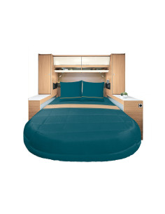 INCASA Prêt à dormir All seasons Lyocell et Percale Capri 140 x 190 cm lit central