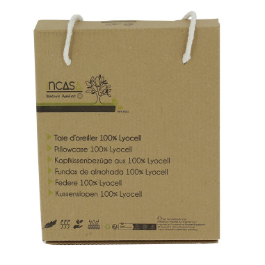 Taie d'oreiller en Lyocell Gris 50 x 80 cm