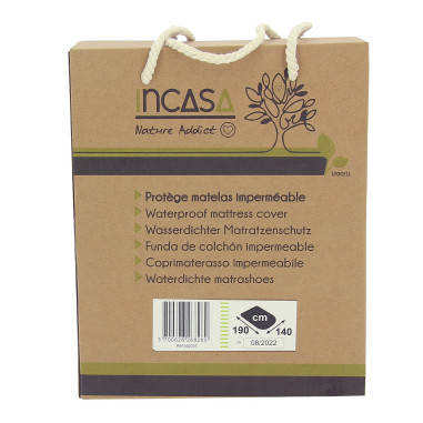 Protège-matelas imperméable en Lyocell 160 x 200 cm pour lit central