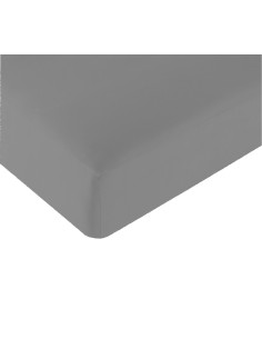Drap housse en Lyocell Gris 140 x 210 cm