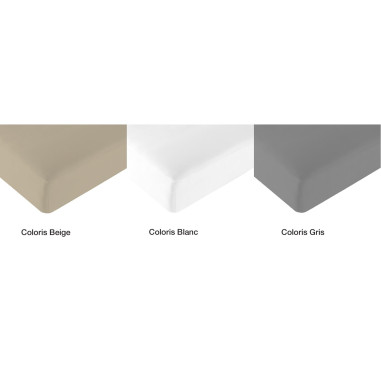 Drap housse en Lyocell Beige 85 x 200 cm