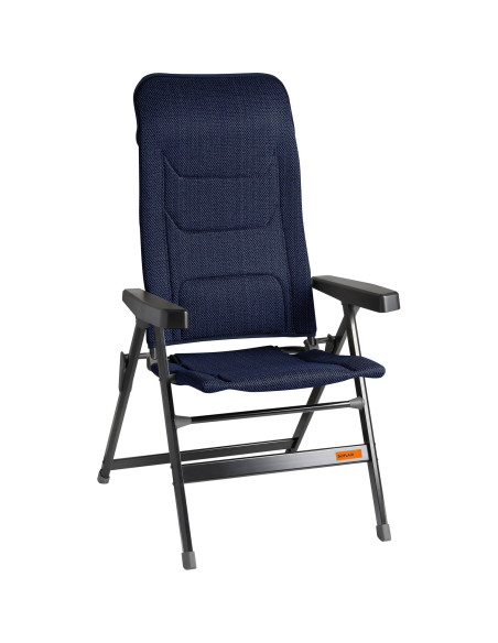 SOPLAIR Fauteuil de Camping Chaise Major Bleu nuit