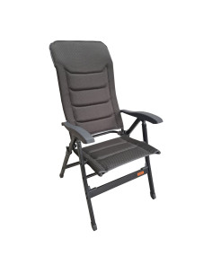 SOPLAIR Fauteuil de Camping Chaise Ultimo Gris