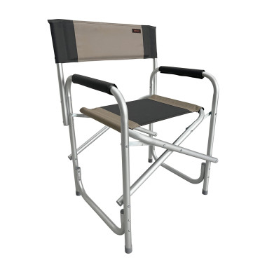 SOPLAIR Fauteuil de Camping directeur Havana Beige