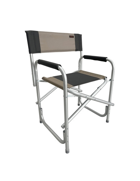 SOPLAIR Fauteuil de Camping directeur Havana Beige