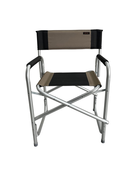 SOPLAIR Fauteuil de Camping directeur Havana Beige