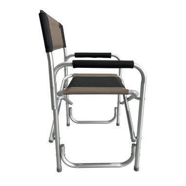 SOPLAIR Fauteuil de Camping directeur Havana Beige