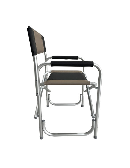 SOPLAIR Fauteuil de Camping directeur Havana Beige