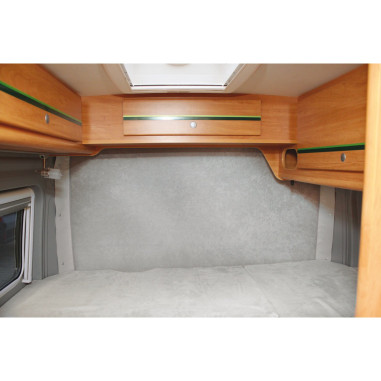 HINDERMANN Rideau thermique portes arrières PREMIO 1 panneau sans fenêtre Ducato - Gris clair