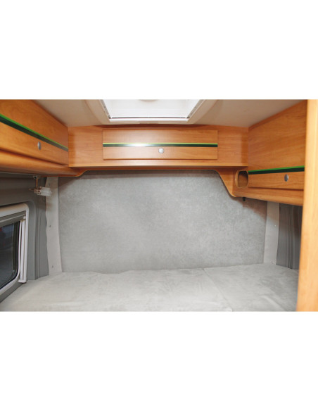 HINDERMANN Rideau thermique portes arrières PREMIO 1 panneau sans fenêtre Ducato - Gris clair