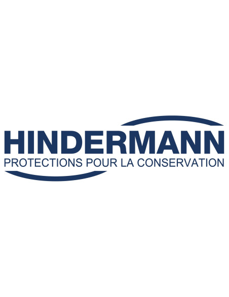 HINDERMANN Rideau thermique portes arrières PREMIO 1 panneau sans fenêtre Ducato - Gris clair